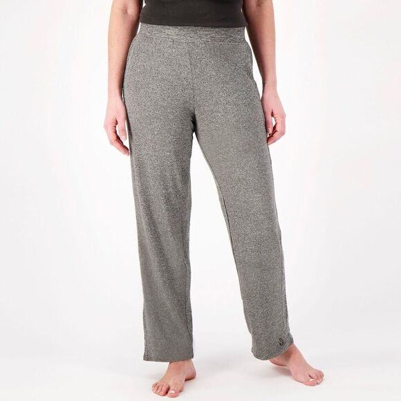 Cuddl Duds Seriously Soft Straight Leg Pants (Heather Gray) - Small - Picture 1 of 12